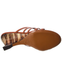 Ferragamo Anemone Leather Wedge Sandal
