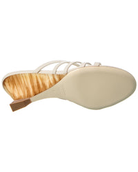 Ferragamo Anemone Leather Wedge Sandal