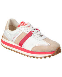 Ferragamo Iulia Suede-Trim Sneaker