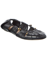 Chloé Luna Leather Ballerina Flat