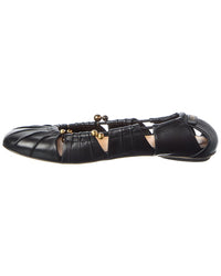Chloé Luna Leather Ballerina Flat