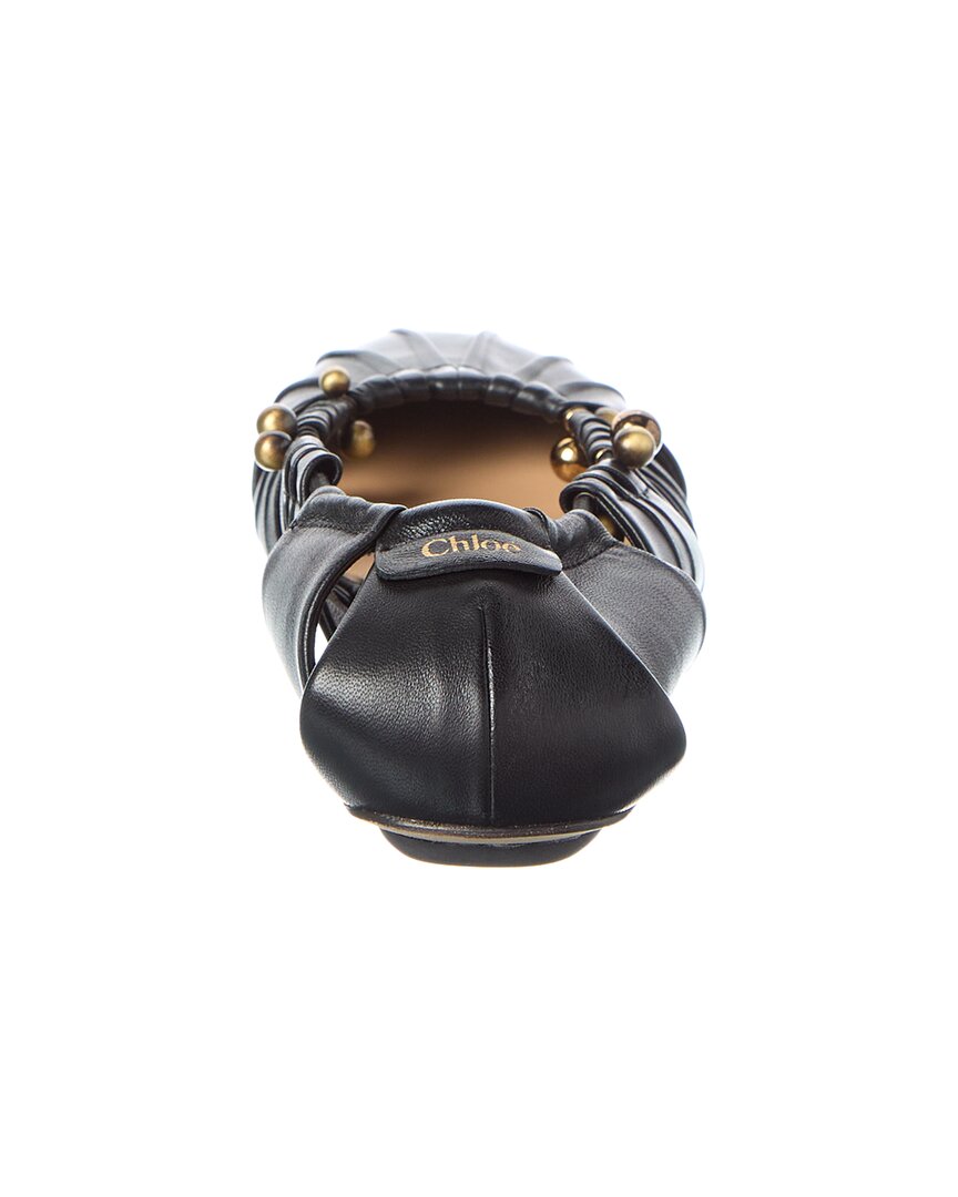 Chloé Luna Leather Ballerina Flat