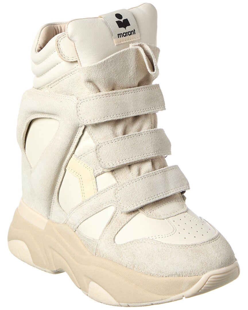 Isabel Marant Isabel Marant Balskee Leather & Suede Sneaker