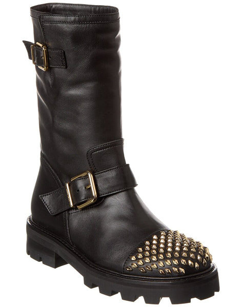 Jimmy Choo Biker Ii Leather Boot – Bluefly