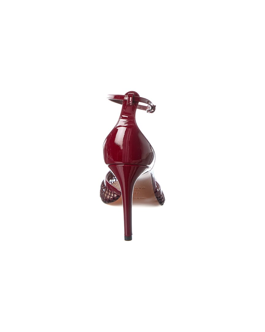 Alaia Fishnet Mesh & Patent Pump