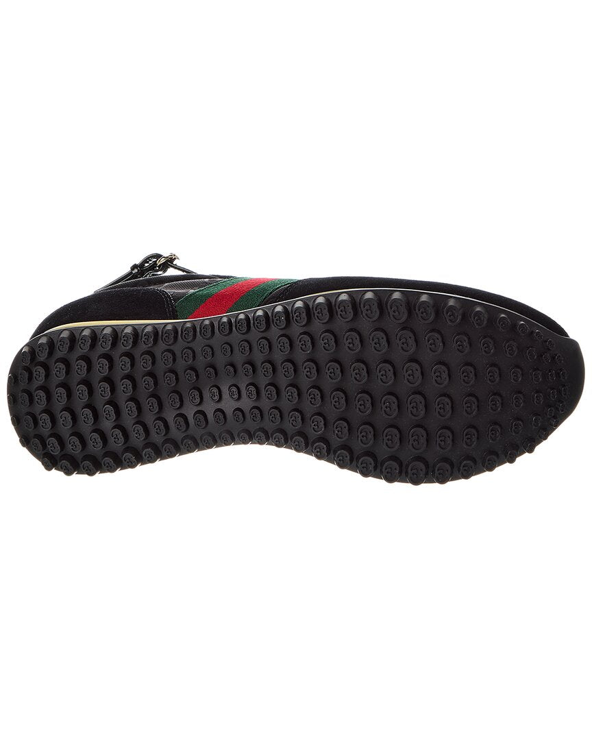 Gucci Re-Motion Gg Nylon & Suede Sneaker – Bluefly