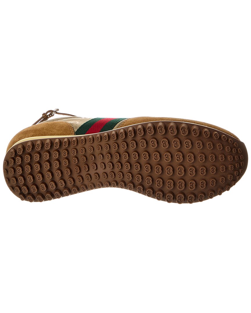 Gucci Re-Motion Gg Nylon & Suede Sneaker – Bluefly