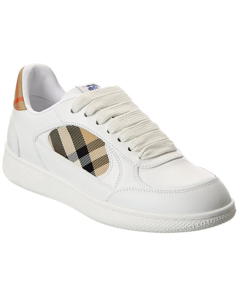 Burberry Terrace Check Canvas & Leather Sneaker – Bluefly