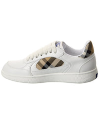 Burberry Burberry Terrace Check Canvas & Leather Sneaker
