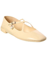 Jimmy Choo Eleri Patent Ballerina Flat