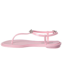 Mach & Mach Mach & Mach Double Bow Rubber Thong Sandal