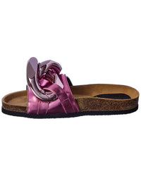 Jw Anderson Chain Leather Slide