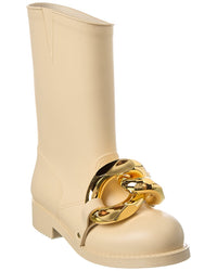 Jw Anderson Chain Rubber Boot Brown Multi
