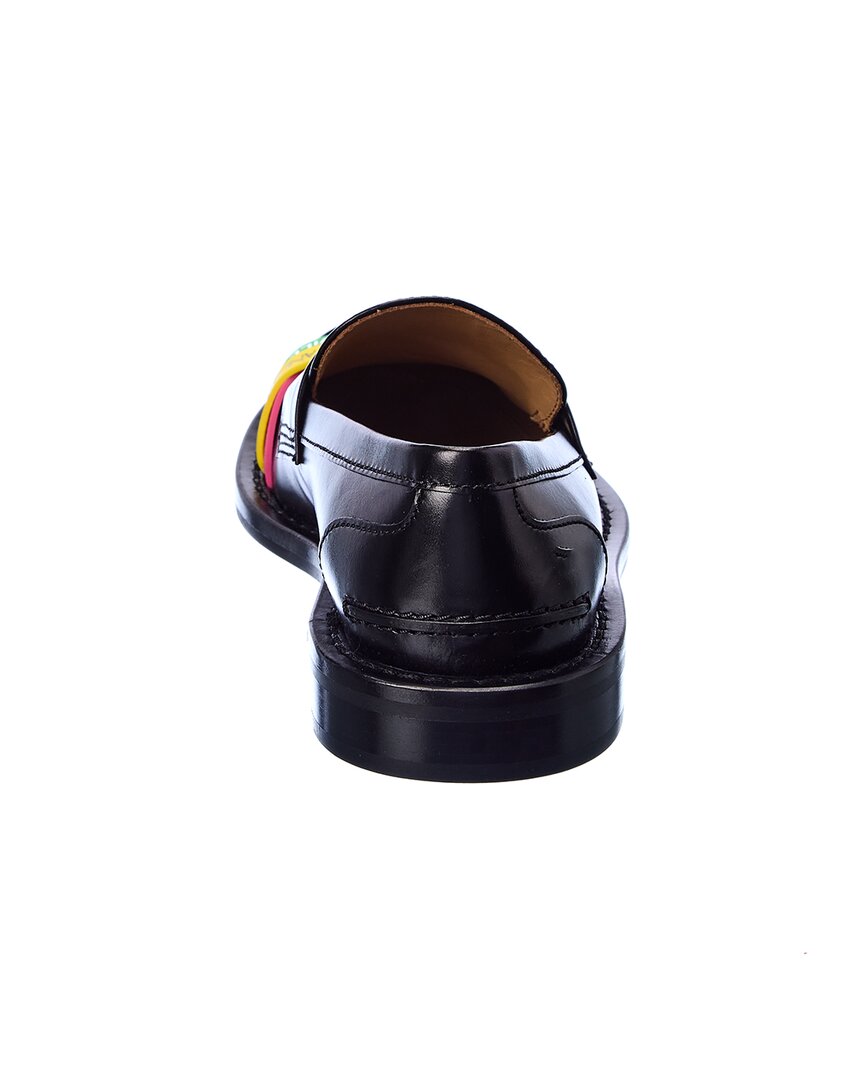 Jw Anderson Elastic Straps Leather Loafer