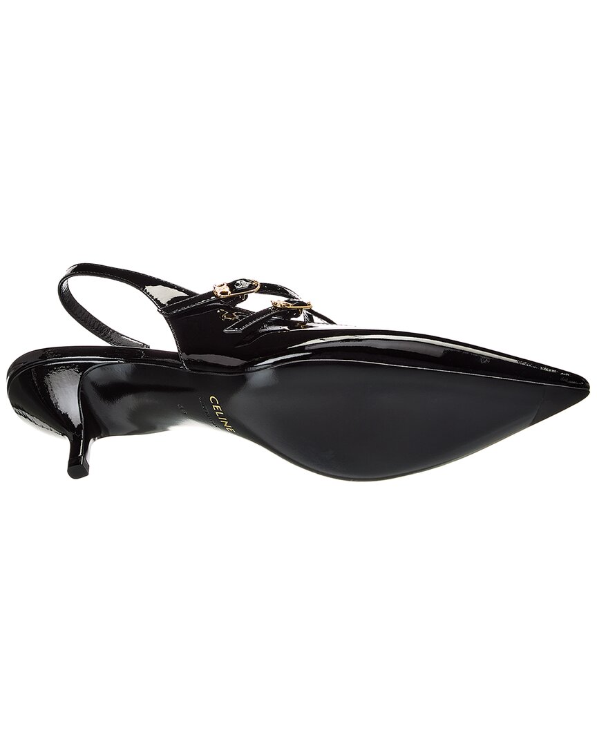 Celine Judy Patent Slingback Pump