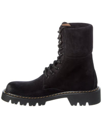 Loewe Sierra Suede Combat Boot