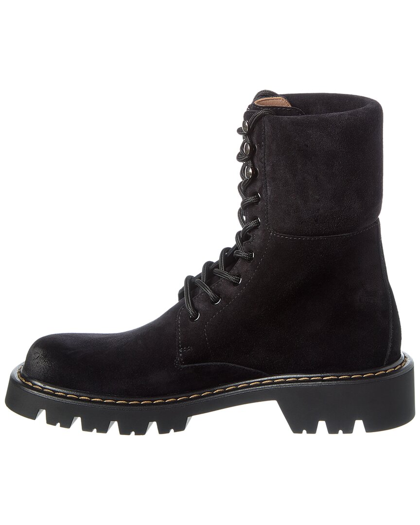 Loewe Sierra Suede Combat Boot