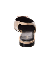Celine Alma Triomphe Leather Slingback Flat