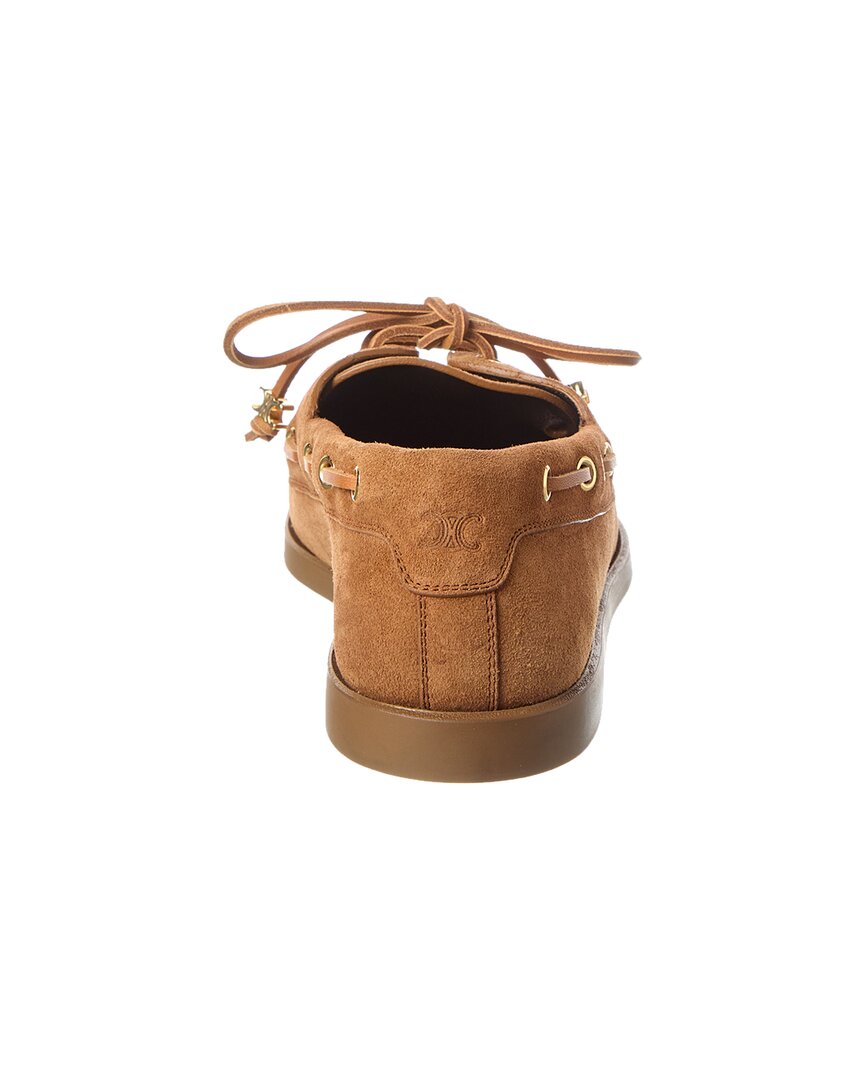 Celine Bateau Suede Loafer