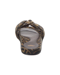 Fendi Feel Ff Jacquard Sandal