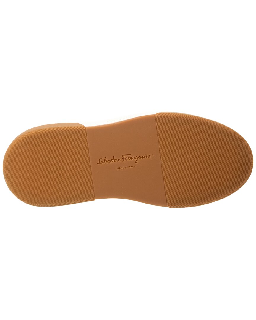 Ferragamo Cassina Low Leather Sneaker