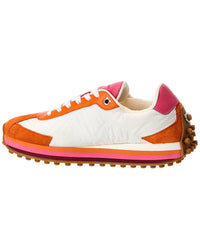 Ferragamo Iggy Nylon & Suede Sneaker