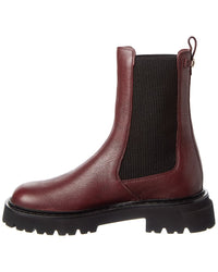 Ferragamo Ferragamo Double Gancini Leather Boot