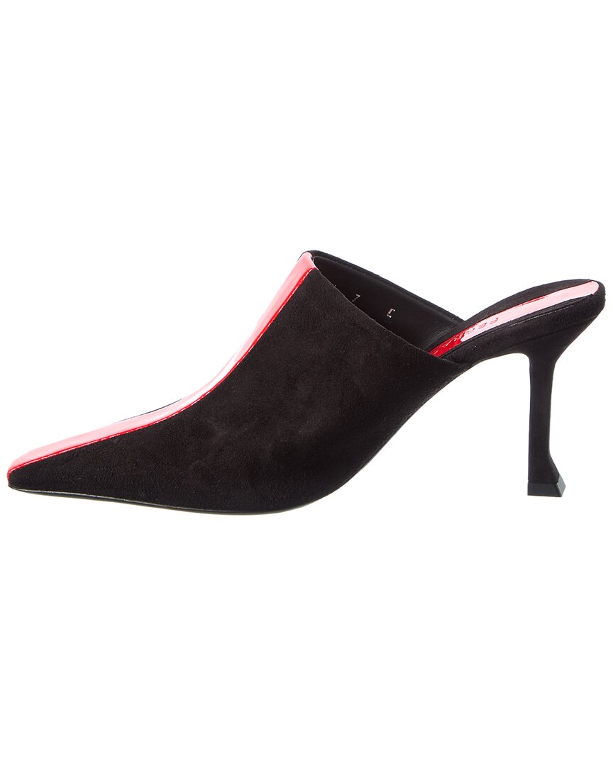 Ferragamo Sophye Suede & Patent Mule
