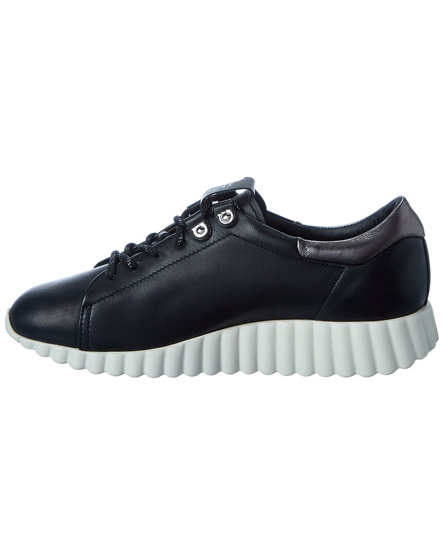 Ferragamo Ninfa Leather Sneaker