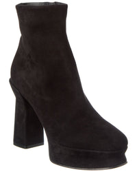 Ferragamo Standard Suede Platform Bootie