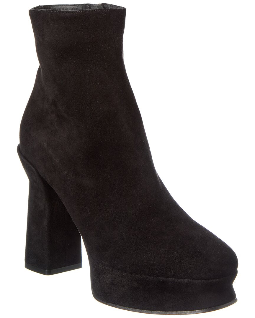 Ferragamo Standard Suede Platform Bootie