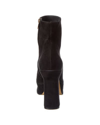 Ferragamo Standard Suede Platform Bootie