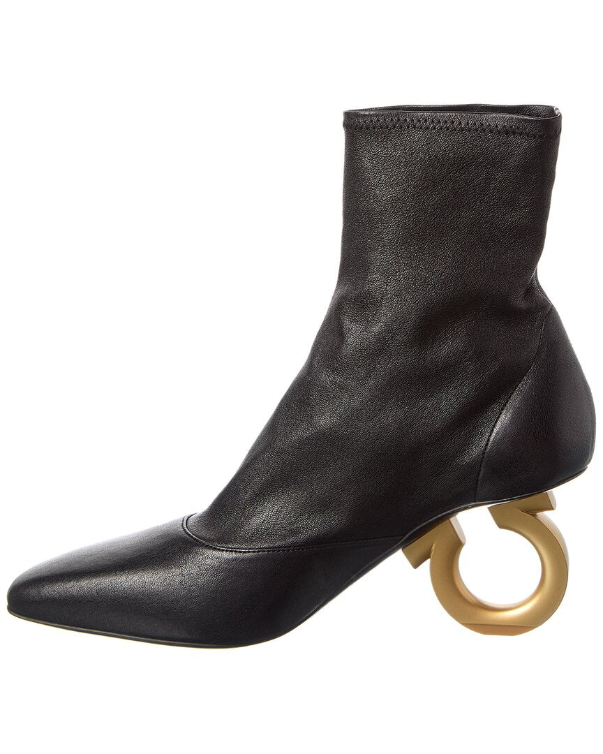 Ferragamo Ferragamo Leather Bootie