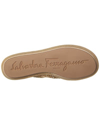 Ferragamo Anio Crystal Mesh Slingback Sandal