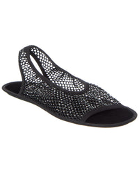 Ferragamo Anio Crystal Mesh Slingback Sandal