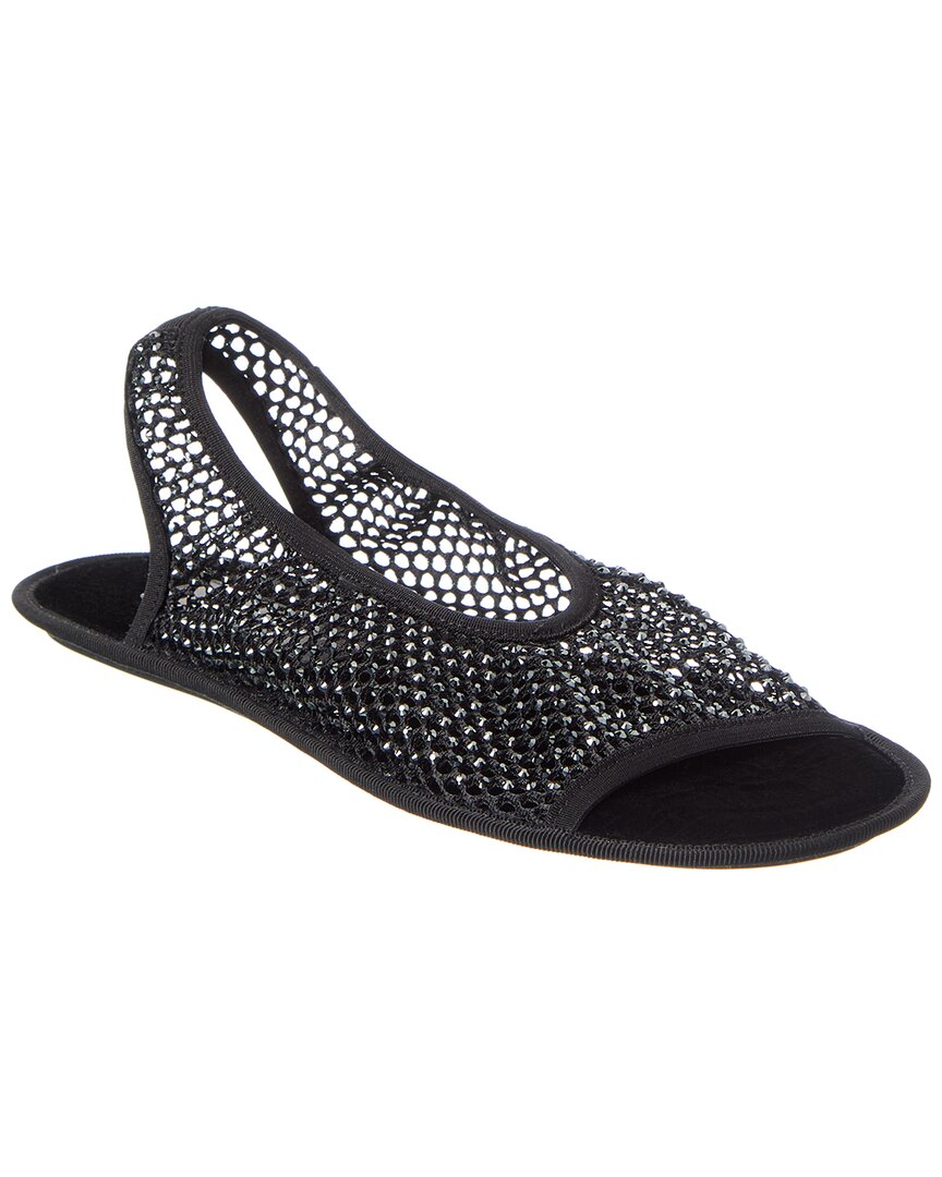 Ferragamo Anio Crystal Mesh Slingback Sandal
