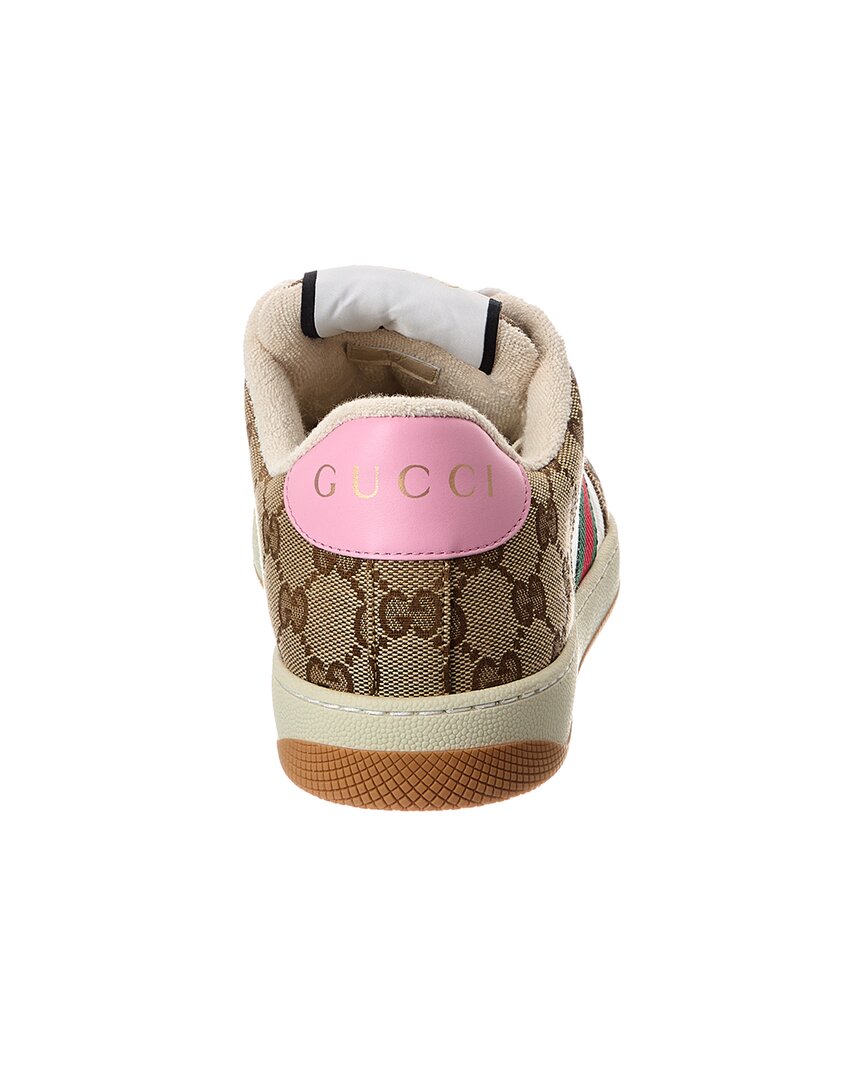 Gucci Screener Gg Canvas & Leather Sneaker
