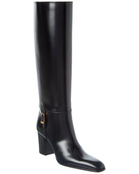 Saint Laurent Saint Laurent Julia 70 Leather Knee-High Boot