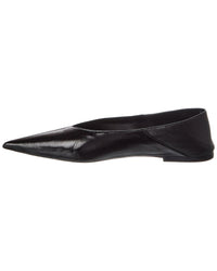Saint Laurent Carolyn Leather Flat