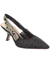 Dior J'adior Canvas Slingback Pump