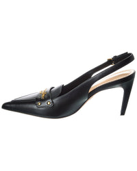 Dior Boy Leather Slingback Pump