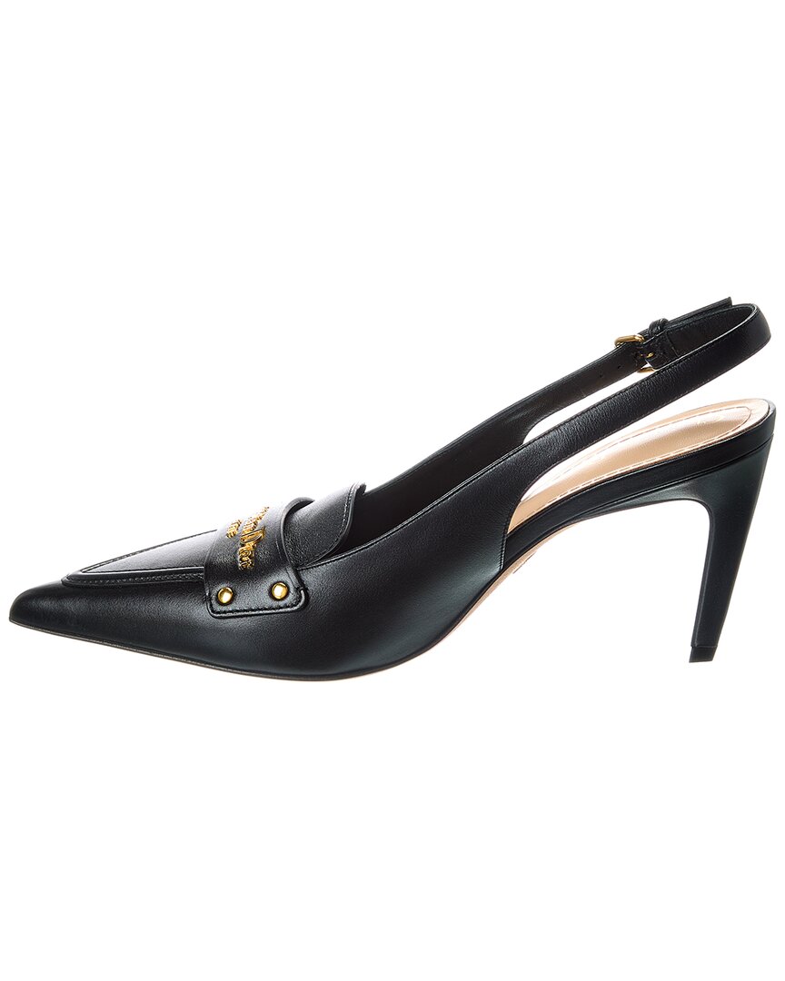 Dior Boy Leather Slingback Pump