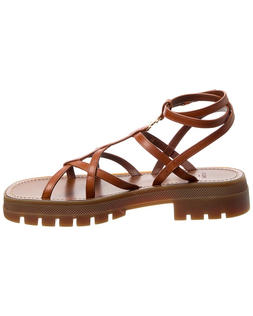 Celine Clea Strappy Leather Sandal