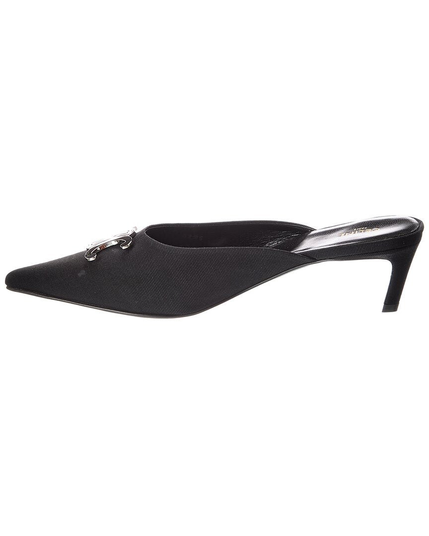 CELINE Celine Alma Triomphe Grosgrain Mule