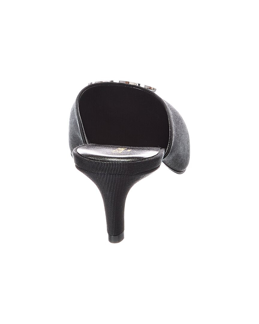 CELINE Celine Alma Triomphe Grosgrain Mule