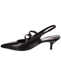 Celine Judy Leather Slingback Pump