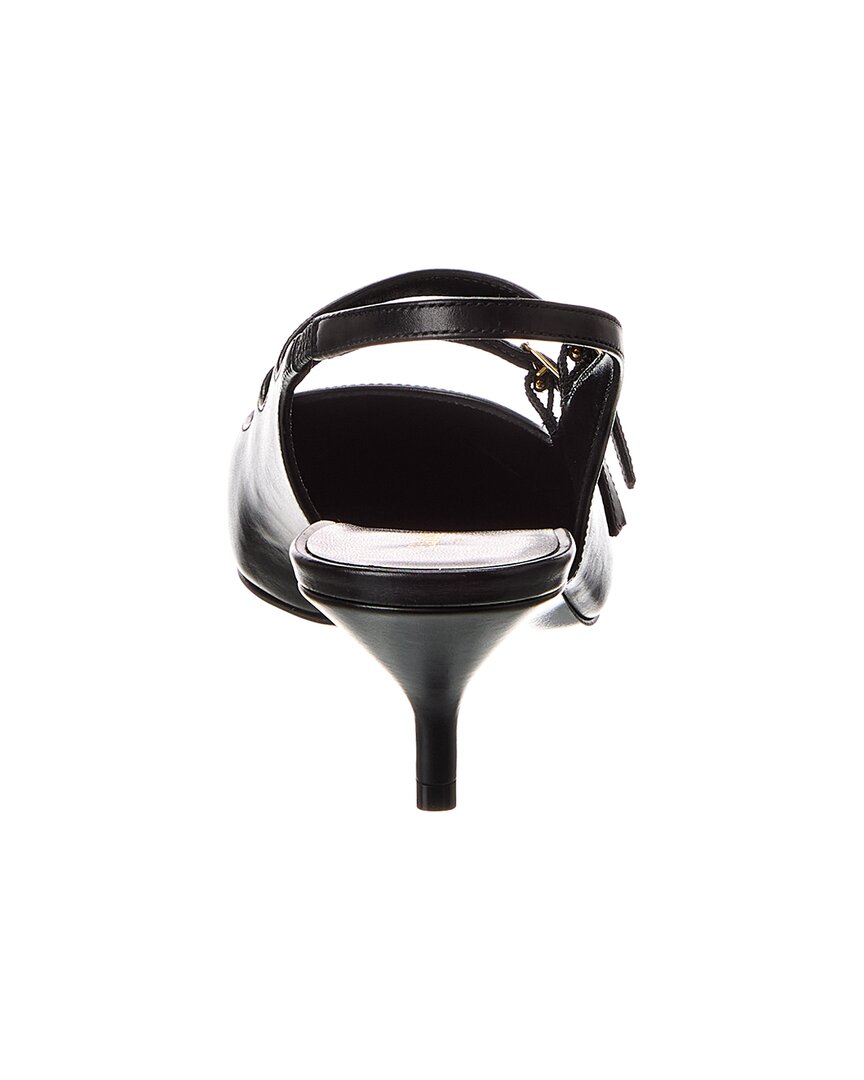 Celine Judy Leather Slingback Pump