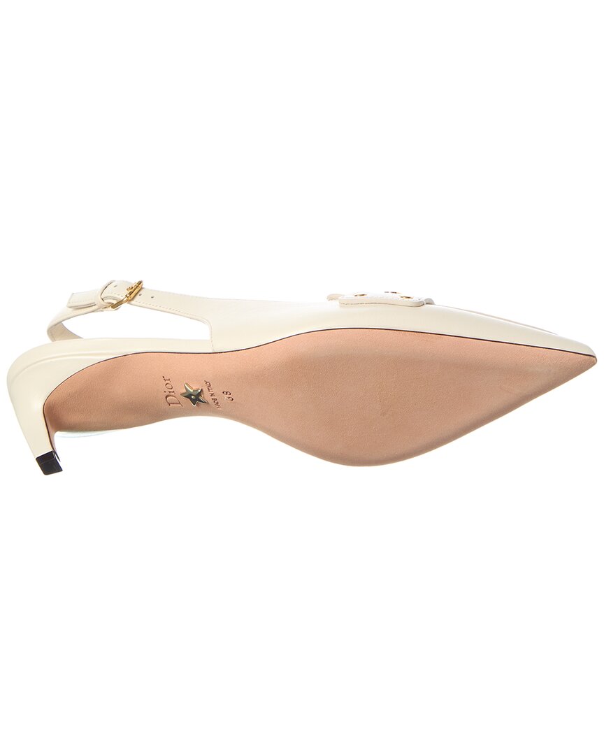 Dior Boy Leather Slingback Pump