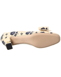 Valentino Bowow Decollete Canvas Pump