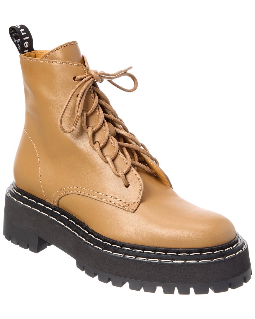 Proenza Schouler Proenza Schouler Lug Lace-Up Leather Boot